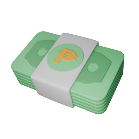 Peso filipino  3D Icon