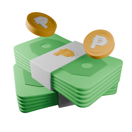 Peso filipino  3D Icon