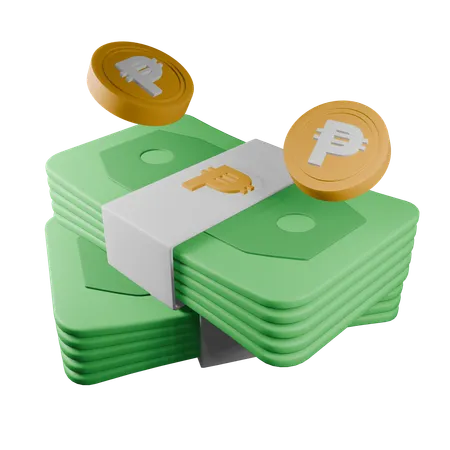 Peso filipino  3D Icon