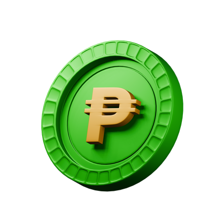 Peso filipino  3D Icon