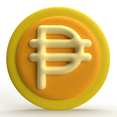 Peso filipino  3D Icon