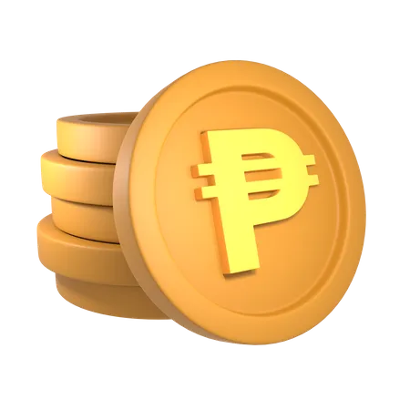 Peso filipino  3D Icon