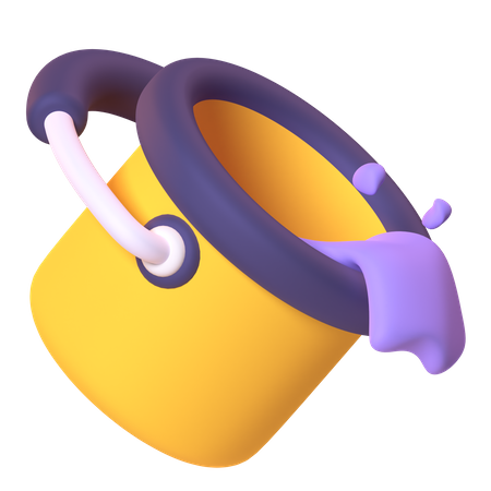 Fill Bucket  3D Icon