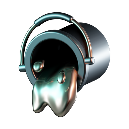 Fill Drip  3D Icon