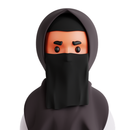 Fille des Émirats arabes unis  3D Icon