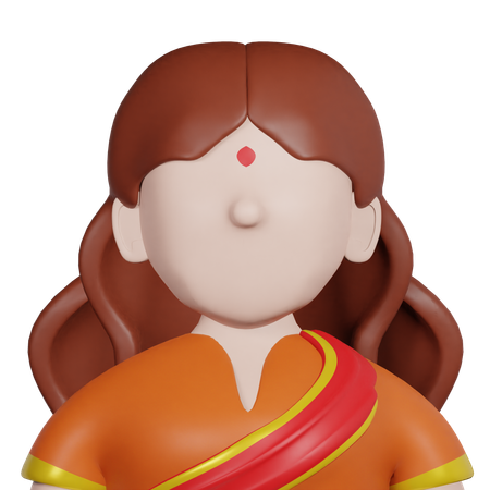 Fille diwali  3D Icon