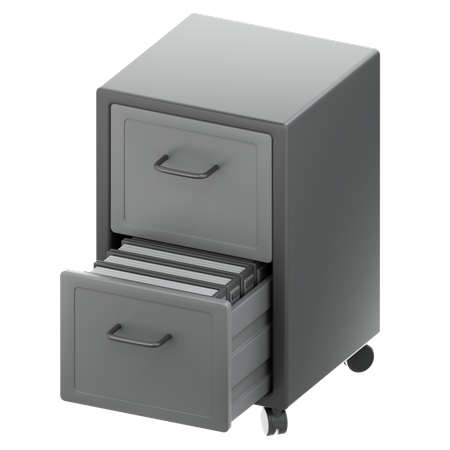 Filling Cabinet  3D Icon