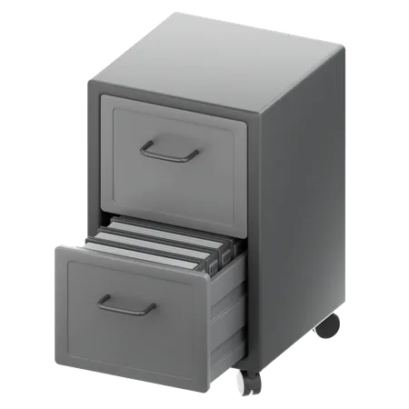 Filling Cabinet  3D Icon