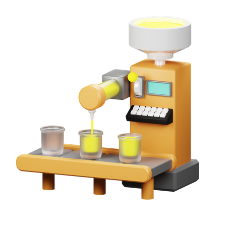 Filling Machine  3D Icon