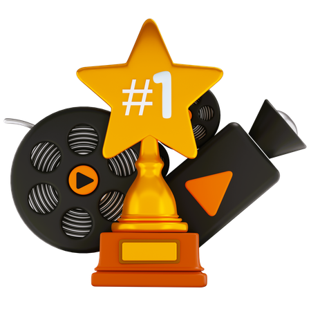 Film Award  3D Icon