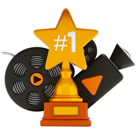 Film Award  3D Icon