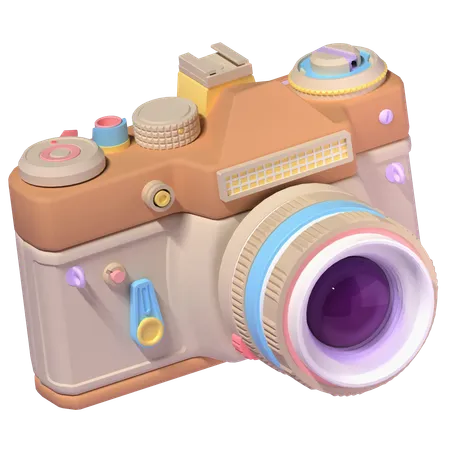 Film Camera Illustration In 3 D Design 3D Icon