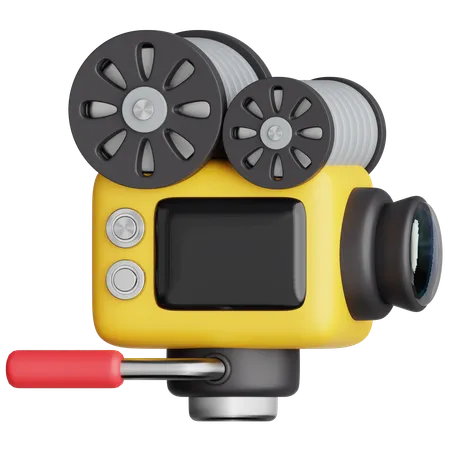 Caméra de cinéma  3D Icon