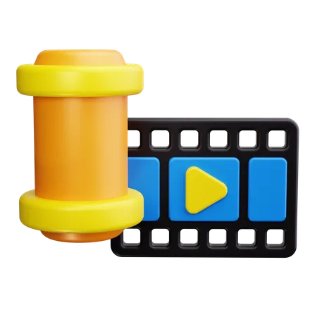 Film Canister  3D Icon