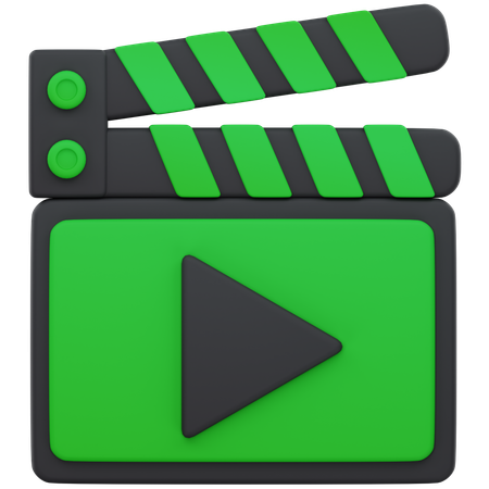 Film Clapper  3D Icon