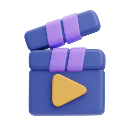 Film Clapper  3D Icon