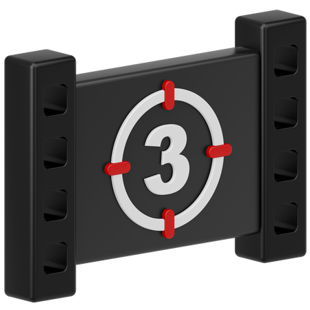 Film-Countdown  3D Icon
