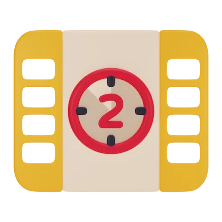 Film-Countdown  3D Icon