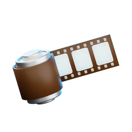 Film négatif  3D Icon