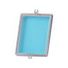 cmr screen printing frame with mesh symbol