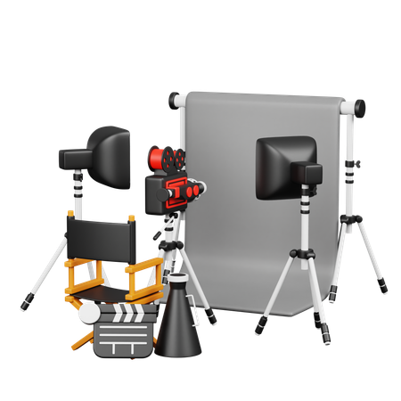 Film Production  3D Icon