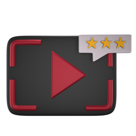 Film Rating  3D Icon