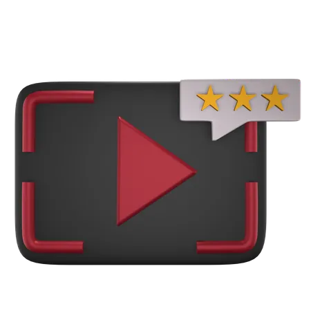 Film Rating  3D Icon