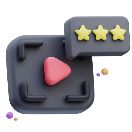 Film Rating  3D Icon