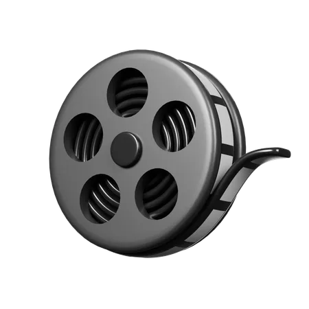 Film Reel 3D Icon download in PNG, OBJ or Blend format