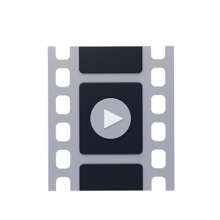 Film Reel  3D Icon