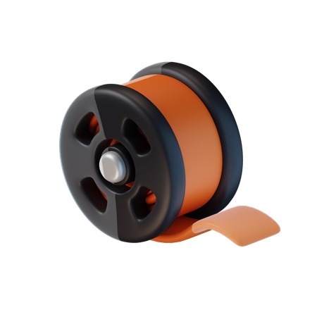 Film Reel  3D Icon