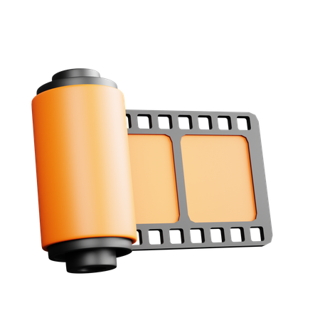 Film Reel  3D Icon
