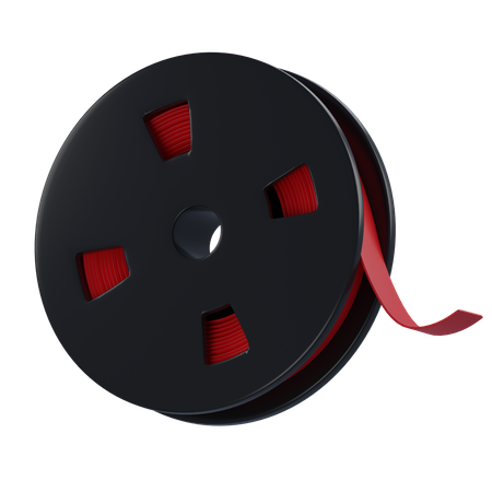 Film Reel  3D Icon