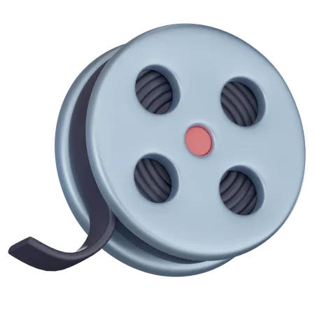 Film Reel  3D Icon