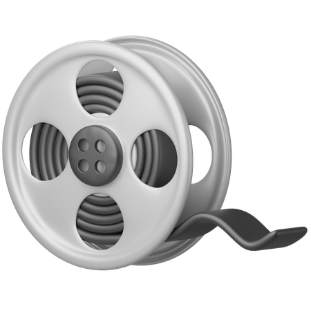 Film Reel  3D Icon