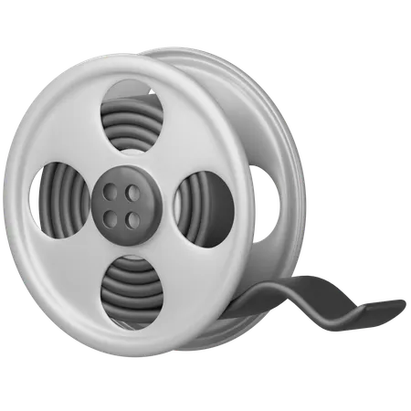 Film Reel  3D Icon