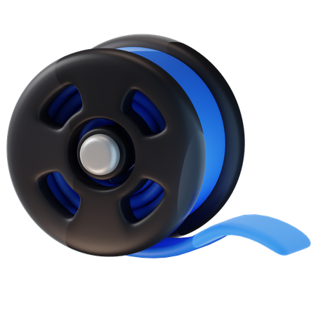 Film Reel  3D Icon