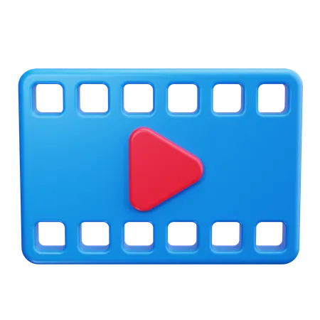 Film Reel  3D Icon