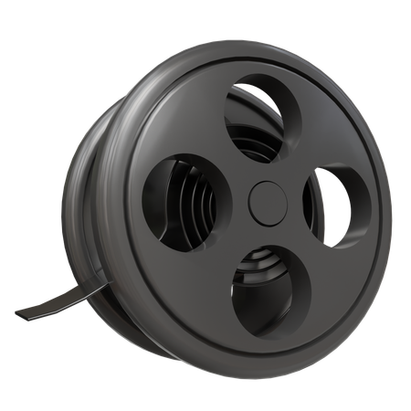 Film Reel  3D Icon