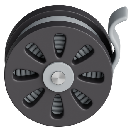 Film Reel  3D Icon