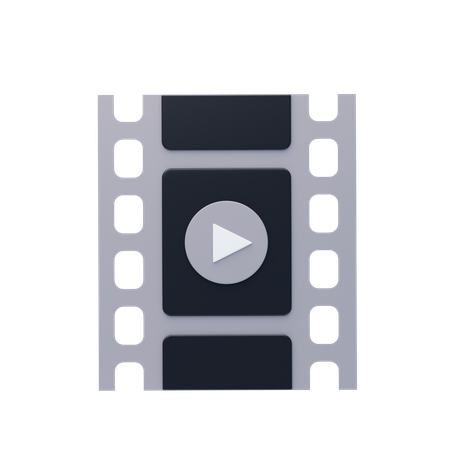 Film Reel  3D Icon
