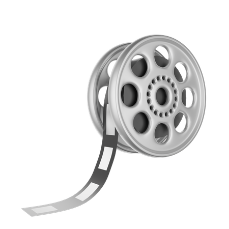 Film Reel  3D Icon