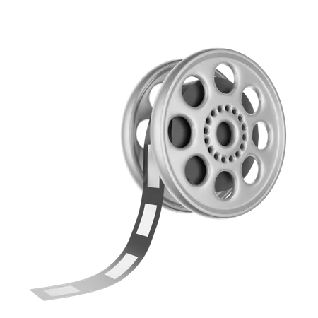 Film Reel  3D Icon