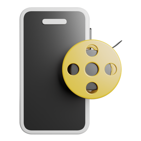 Film Reel  3D Icon