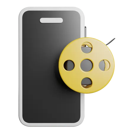 Film Reel  3D Icon