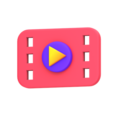 Film Reel  3D Icon