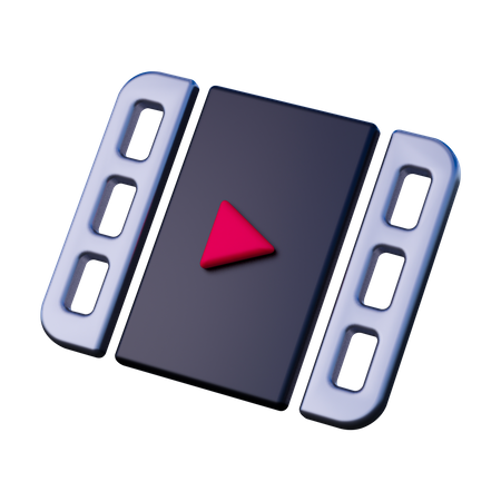 Film Reel  3D Icon