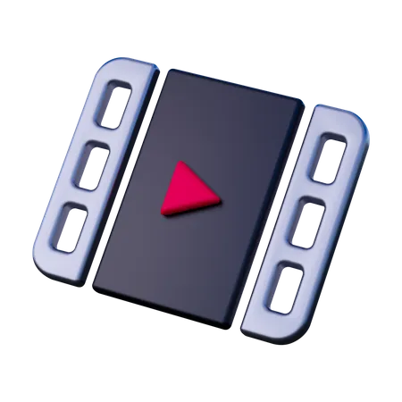 Film Reel  3D Icon