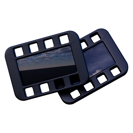 Film Reel  3D Icon