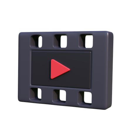 Film Reel  3D Icon